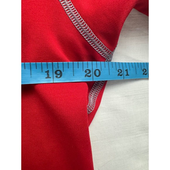 Under Armour ColdGear Mens Large Red Mock Neck Fitted Base Layer Shirt L - Picture 9 of 12